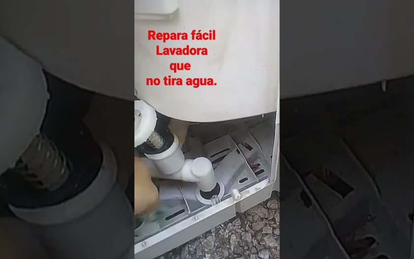 atasco en desag&uuml;e de lavadora soluciones