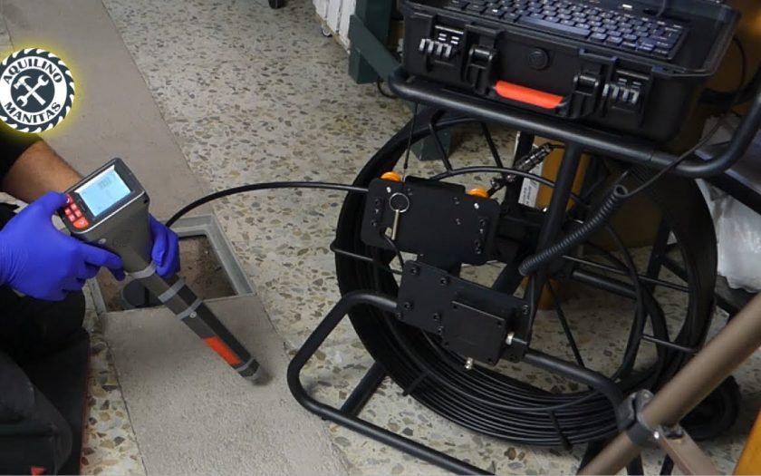 inspección de tuberías con cámara cctv
